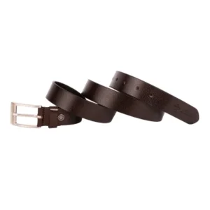 AZIBO Men Casual, Evening, Formal, Party Brown Genuine Leather Belt